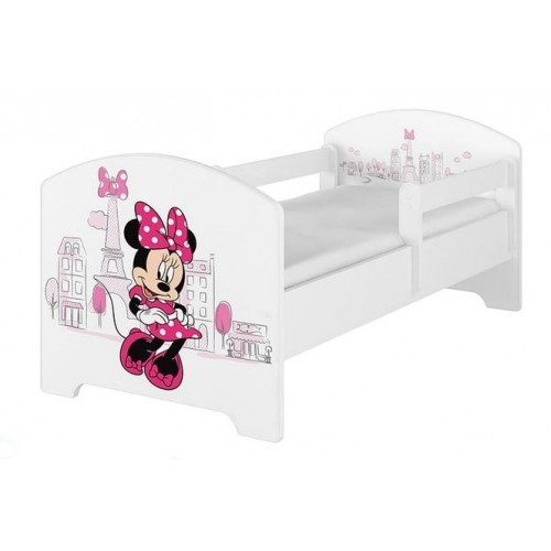 BabyBoo Detská postel Disney - Miniie Paris, 160 x 80 cm - 160x80