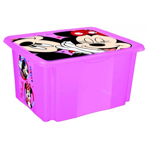 Keeeper Box na hračky Minnie Mouse 24 l - ružový