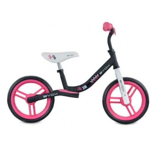 Byox Detský balančný bicykel Zig-Zag, ružové, BMC22