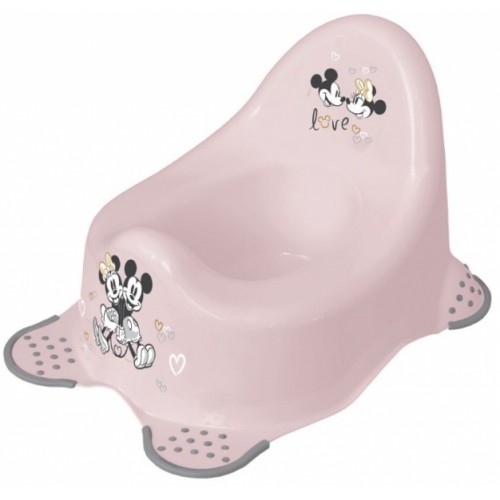 Keeeper Nočník Minnie Mouse s protišmykom - púdrovo ružový
