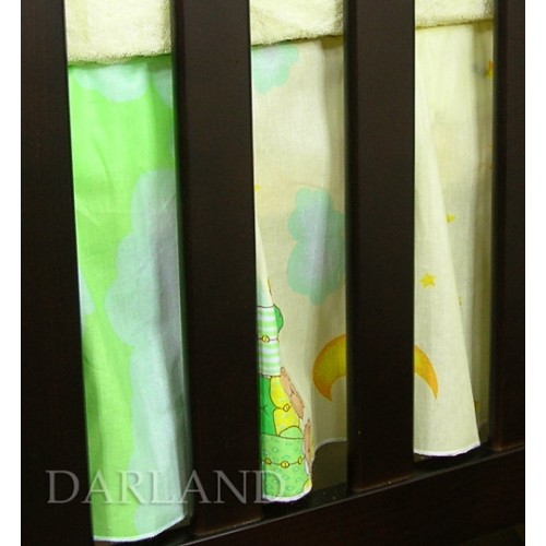 Darland Krásny volánik pod matrac - Obláčik zelený - 120x60