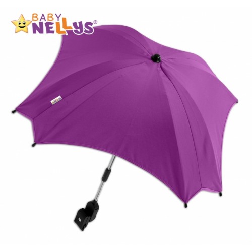 Slnečník, dáždnik do kočíka Baby Nellys ® - amarant