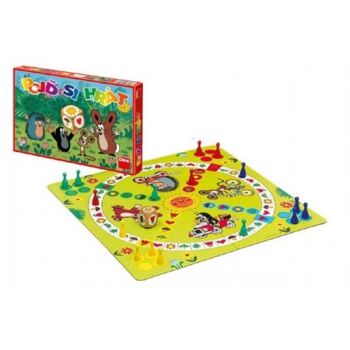 Poď sa hrať Krtko detská spoločenská hra 33x23x3,5cm v krabici