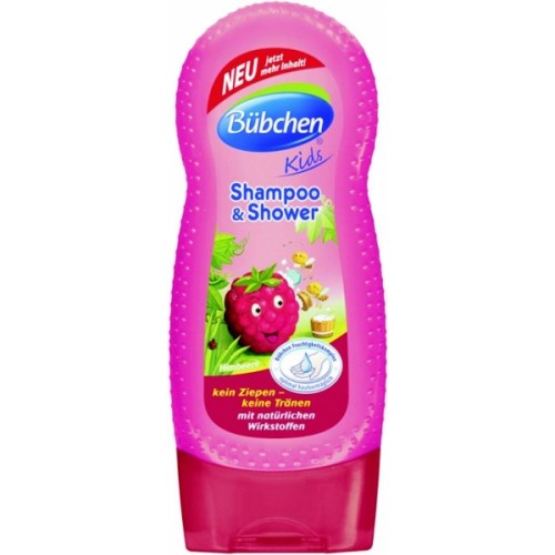 Bübchen detský šampón a sprchový gél Malina - 230ml