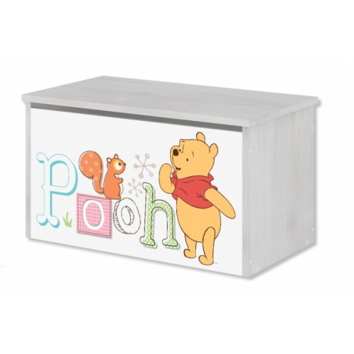 BabyBoo Box na hračky, truhla Disney - Medvedík PÚ a prijatele